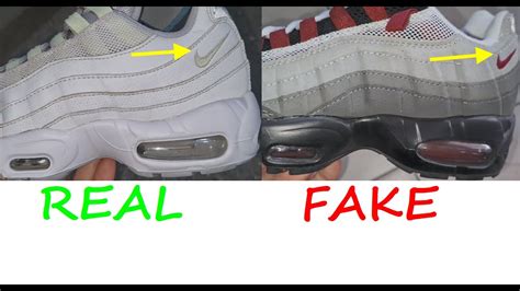 nike airmax a02924-002 real vs fake|nike air max 95 side by side.